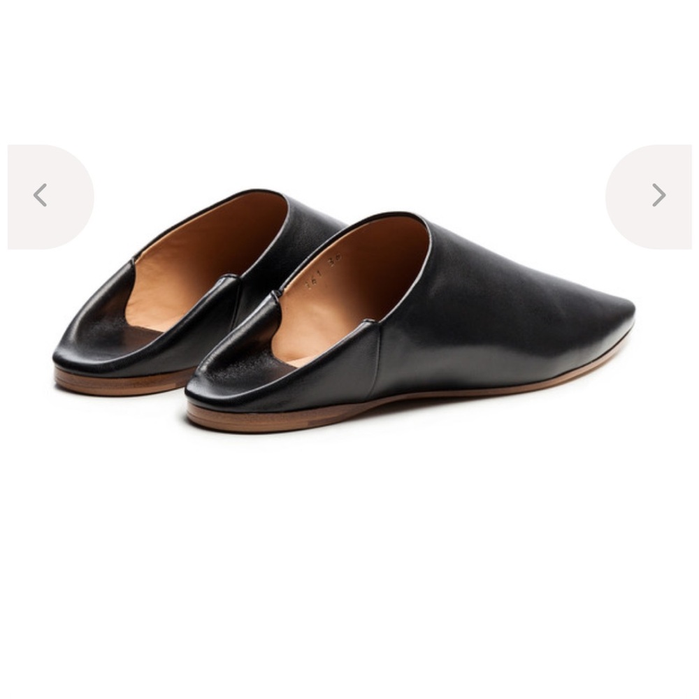Acne Black Leather Mules - Picture 2 of 7